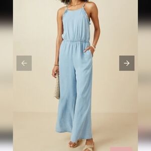 Hayden wireless denim jumpsuit size  s/m
